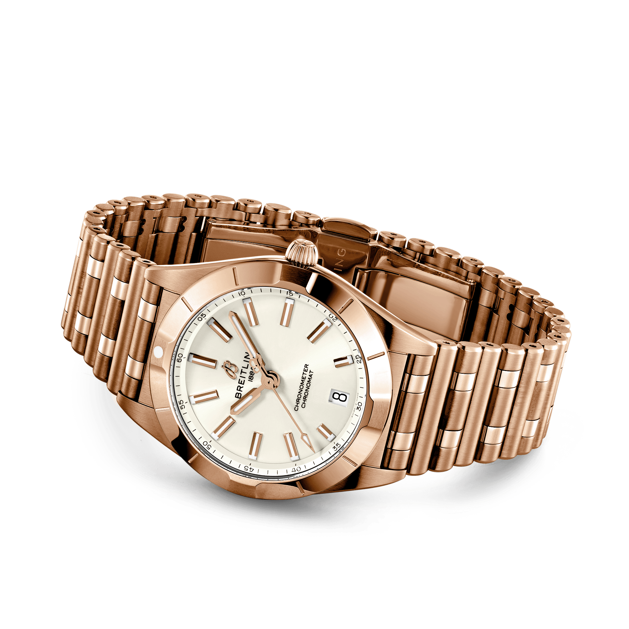 Breitling R77310101A1R1 Breitling Chronomat 32 18 K roséguld sidobild