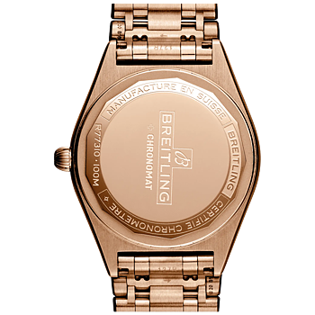 Breitling R77310101A1R1 Breitling Chronomat 32 18 K roséguld baksida