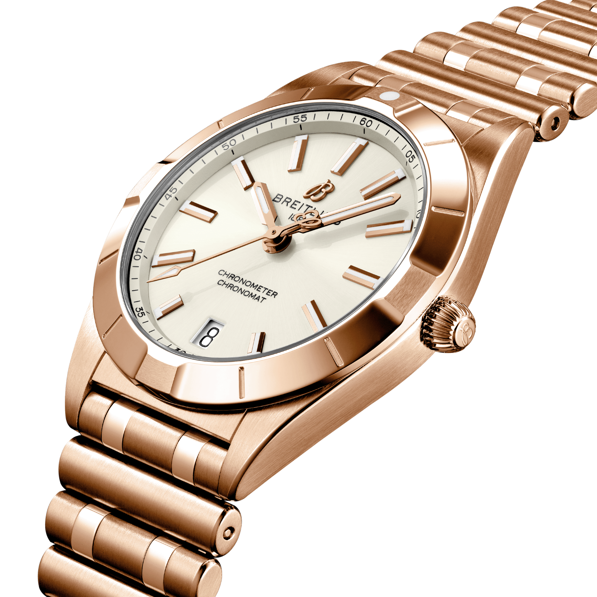 Breitling R77310101A1R1 Breitling Chronomat 32 18 K roséguld profil