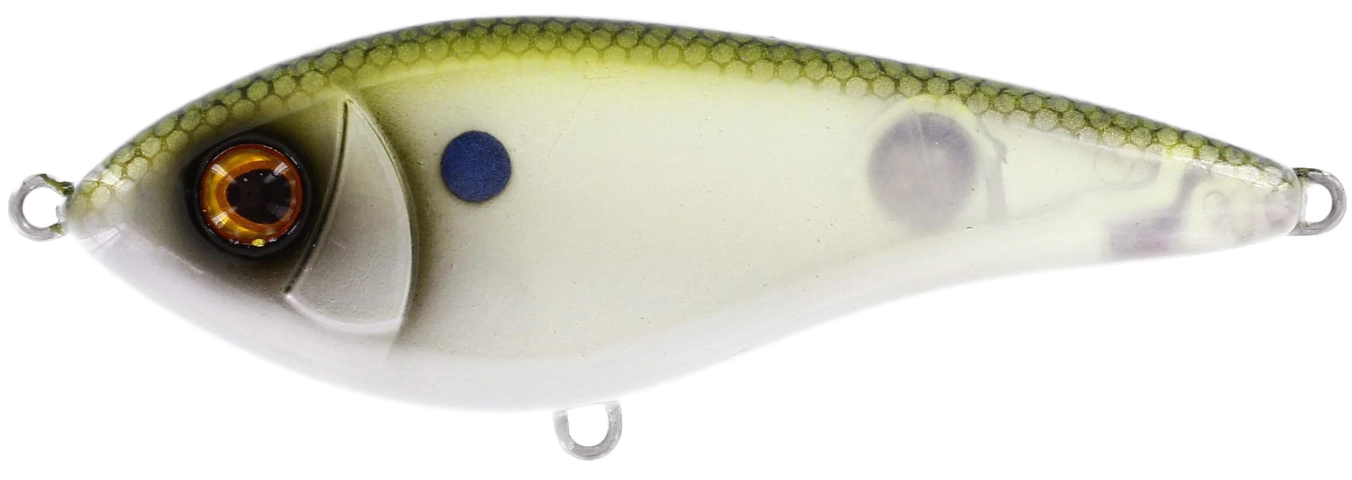 westin swim 12cm 53g suspending is a really good swimbait for large pike. green ghost