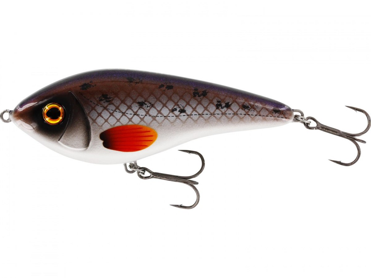 westin swim 12cm 53g suspending is a really good swimbait for big pike. electric splash
