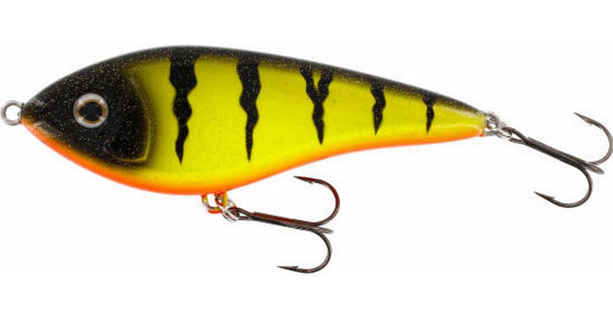 westin swim 12cm 53g suspending is a really good swimbait for big pike. fire perch