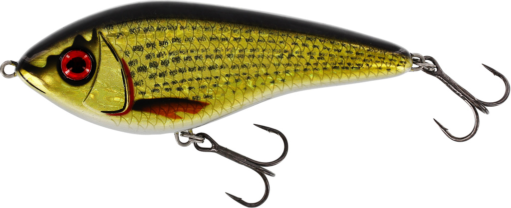 westin swim 12cm 53g suspending is a really good swimbait for big pike. golden mullet