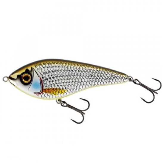 westin swim 12cm 53g suspending is a really good swimbait for big pike. olive mullet