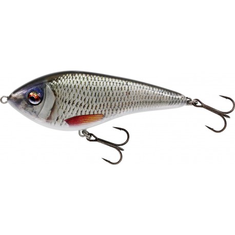 westin swim 12cm 53g suspending is a really good swimbait for big pike. real roach