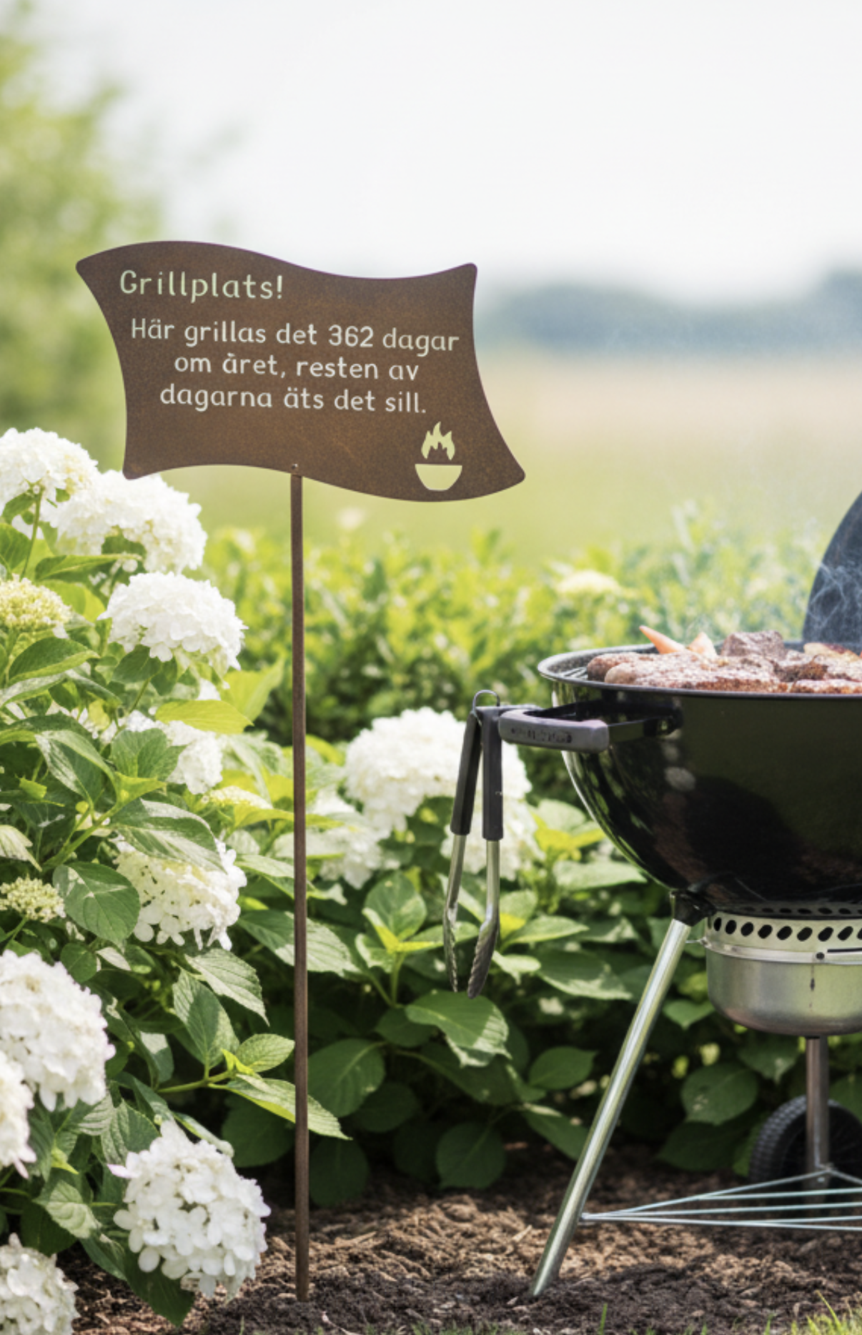 Skylt Grillplats/6 ST PER FÖRP - 2