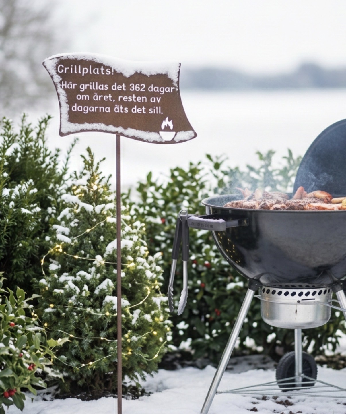Skylt Grillplats/6 ST PER FÖRP