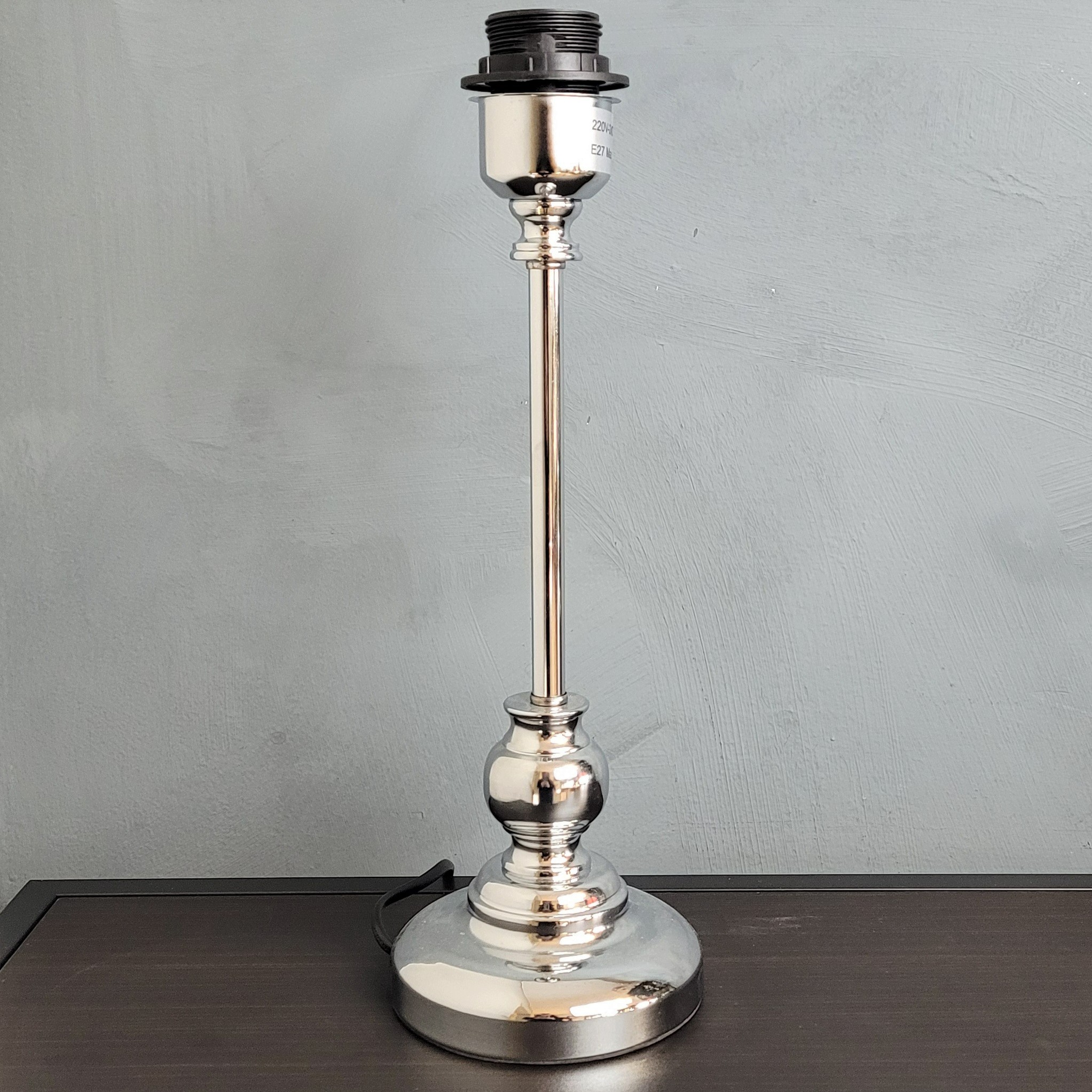 Lampfot France, silver H35