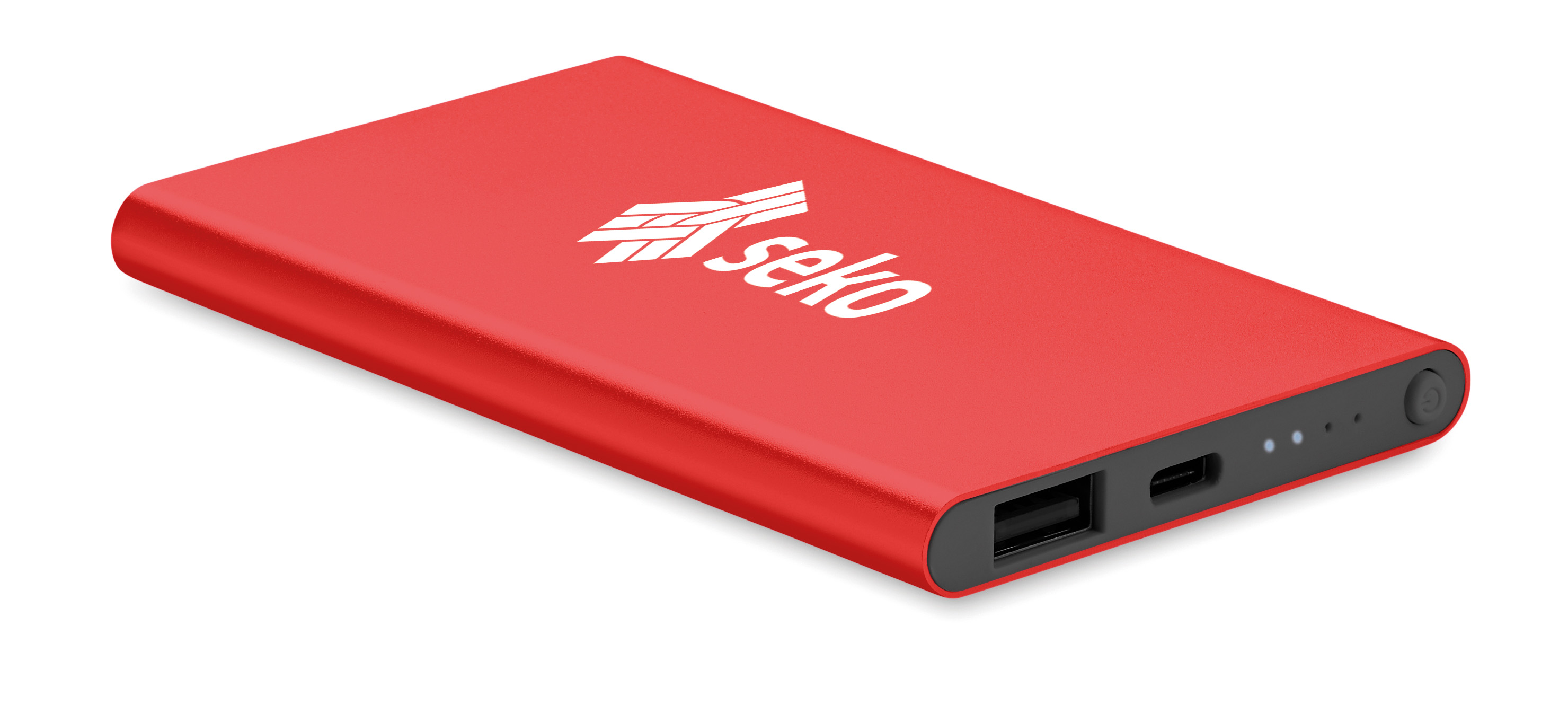 Powerbank med trådlös laddning - Flera färger