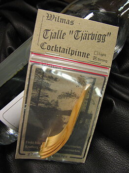 Wilmas Tjalle "Tjärvigg"  cocktailpinne