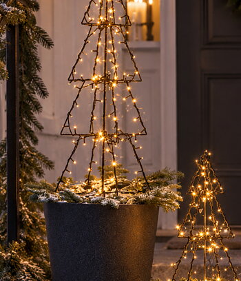 Gran utomhusbelysning stor 90 cm