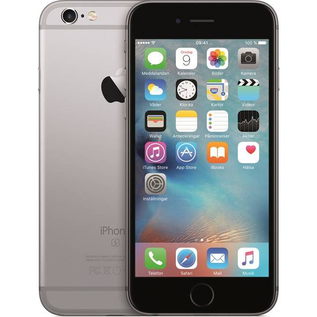 iPhone 6 64GB - 1 År Garanti Begagnad i Nyskick - Svart