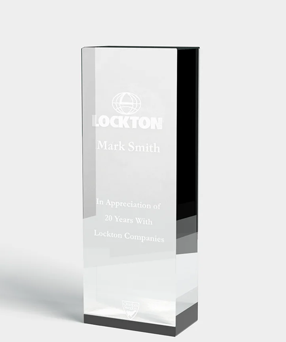 Award Cubic Small Crystal - 3