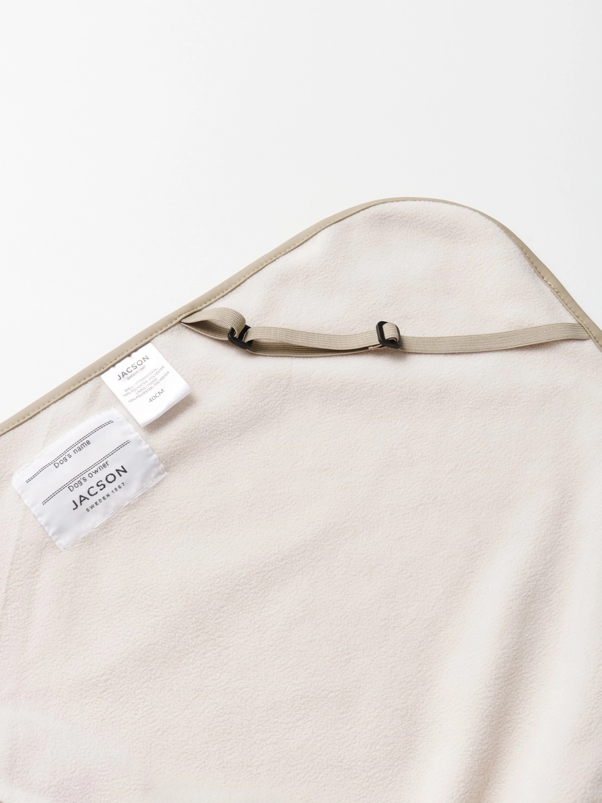 Jacson Barbro Hundtäcke Beige 55cm - 9