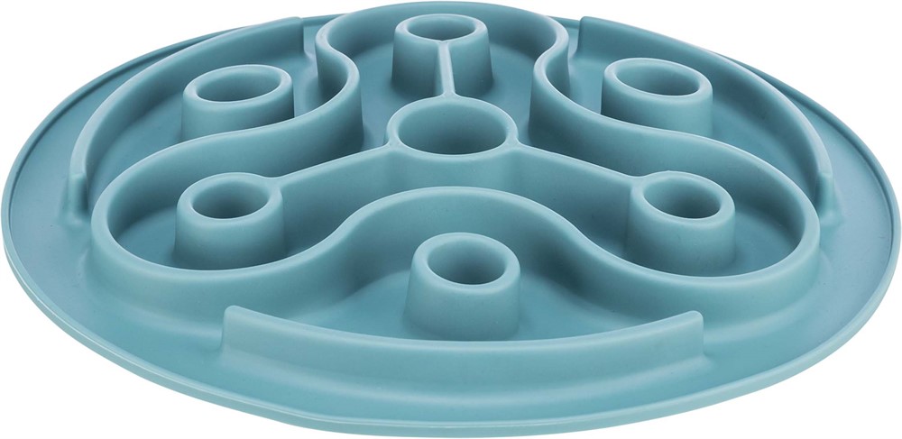 Trixie TPE Slow Feed Fodermatta Ø 28cm Blå