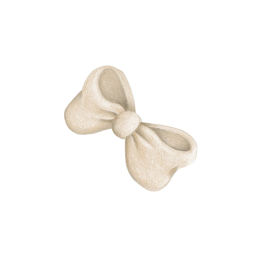 Bow tie beige