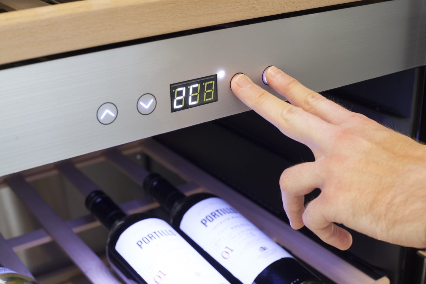 Caso WineChef Pro 40, 2 zoner, 40 flaskor - WiFi - 3