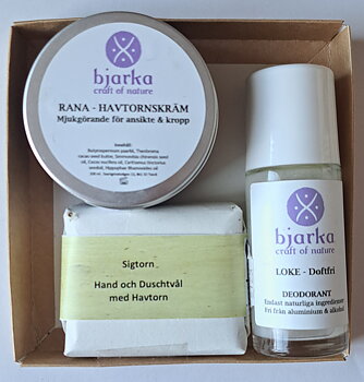 Presentpaket hudvård med havtorn