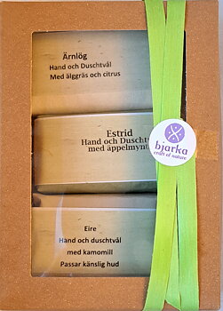 Paket handgjorda tvålar