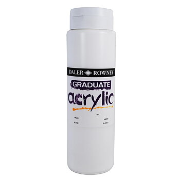 Akrylfärg Graduate Acrylic 500 ml vit