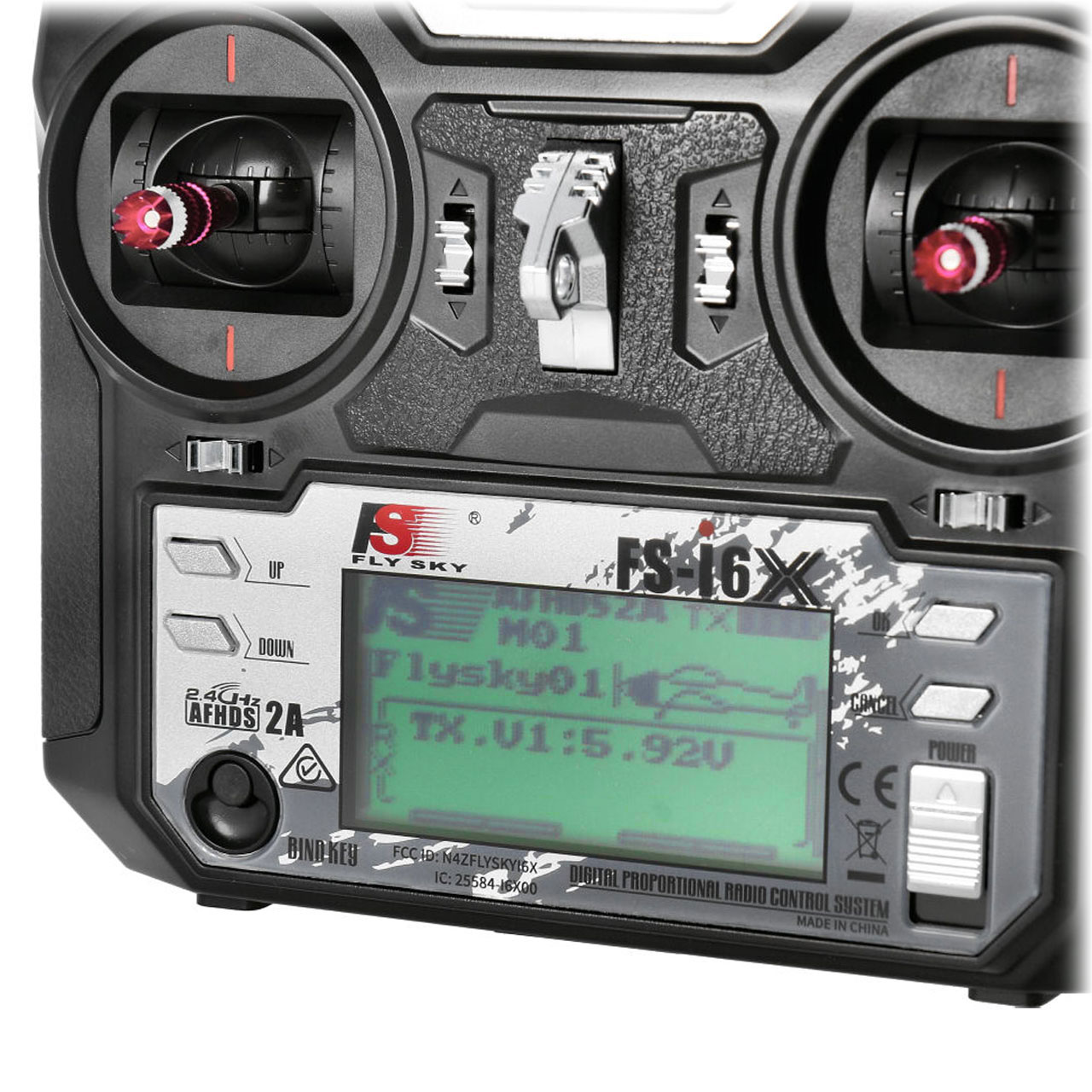 FlySky FS-i6X 6CH 2.4GHz + Receiver FS-iA6B - 8