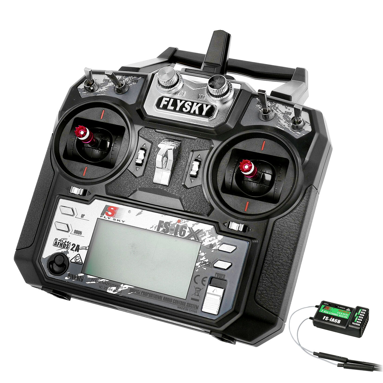 FlySky FS-i6X 6CH 2.4GHz + Receiver FS-iA6B - 2