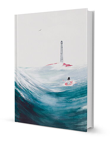 Mumin Anteckningsbok Muminpappan och Havet – Inbunden Skrivbok & Skissbok