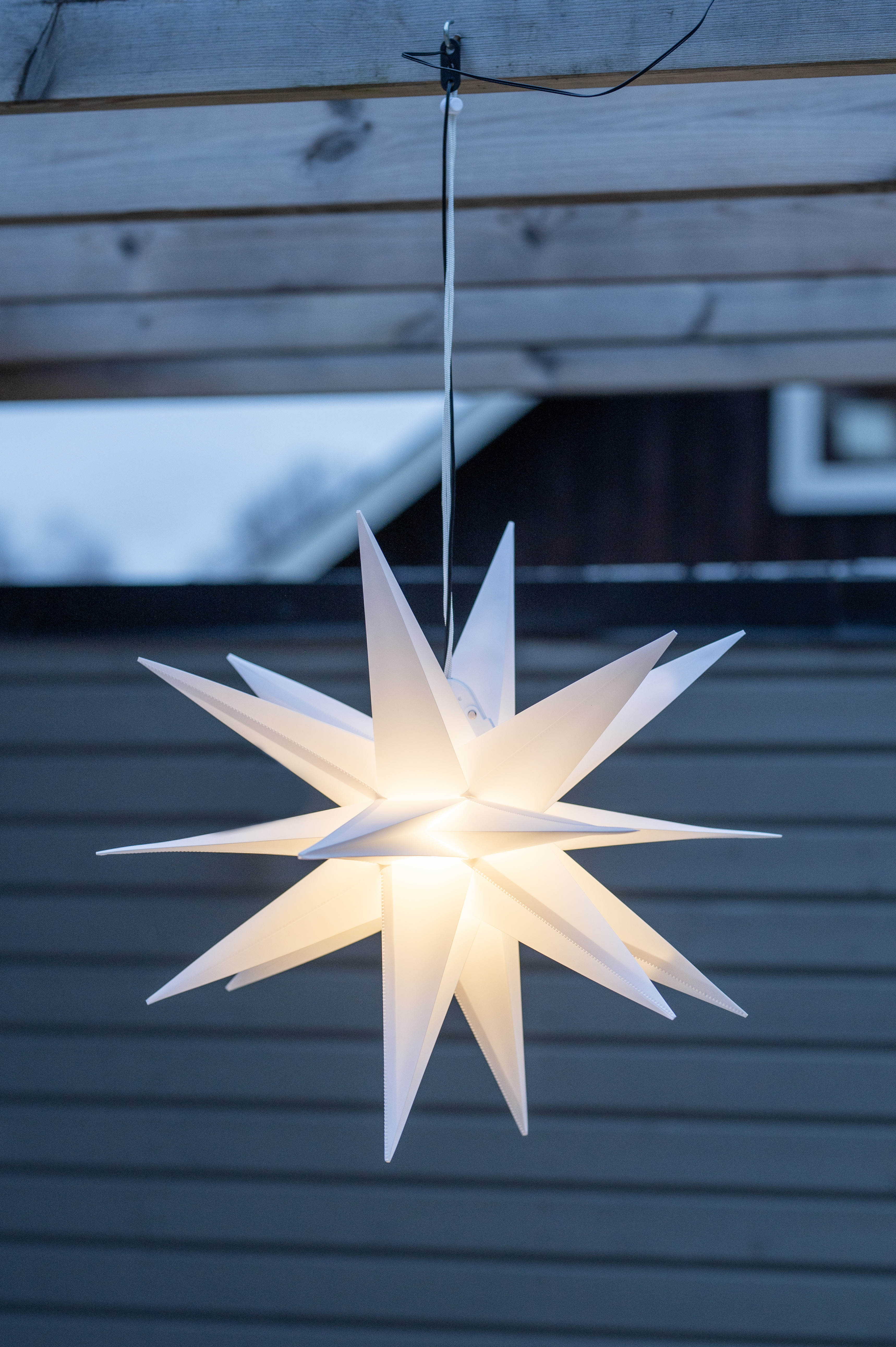 Advent Star - Alice - White - Indoor/Outdoor - 57x57 cm - 27