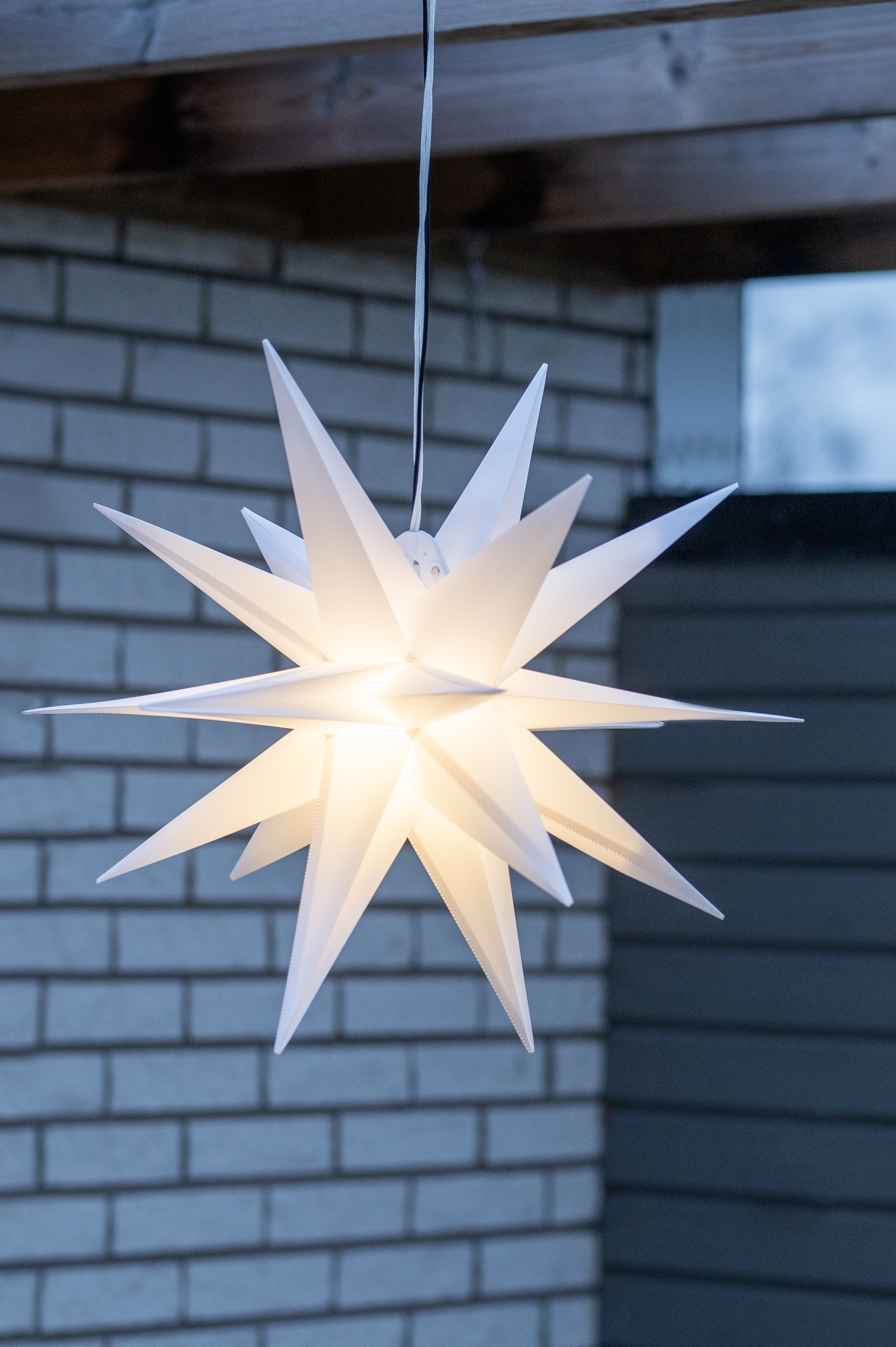 Advent Star - Alice - White - Indoor/Outdoor - 57x57 cm - 29