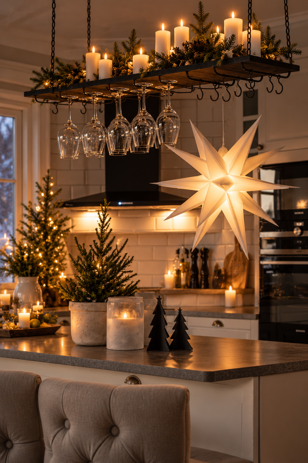 Adventsstjärna - Alice - Vit - Inomhus/Utomhus - 57x57 cm - 35