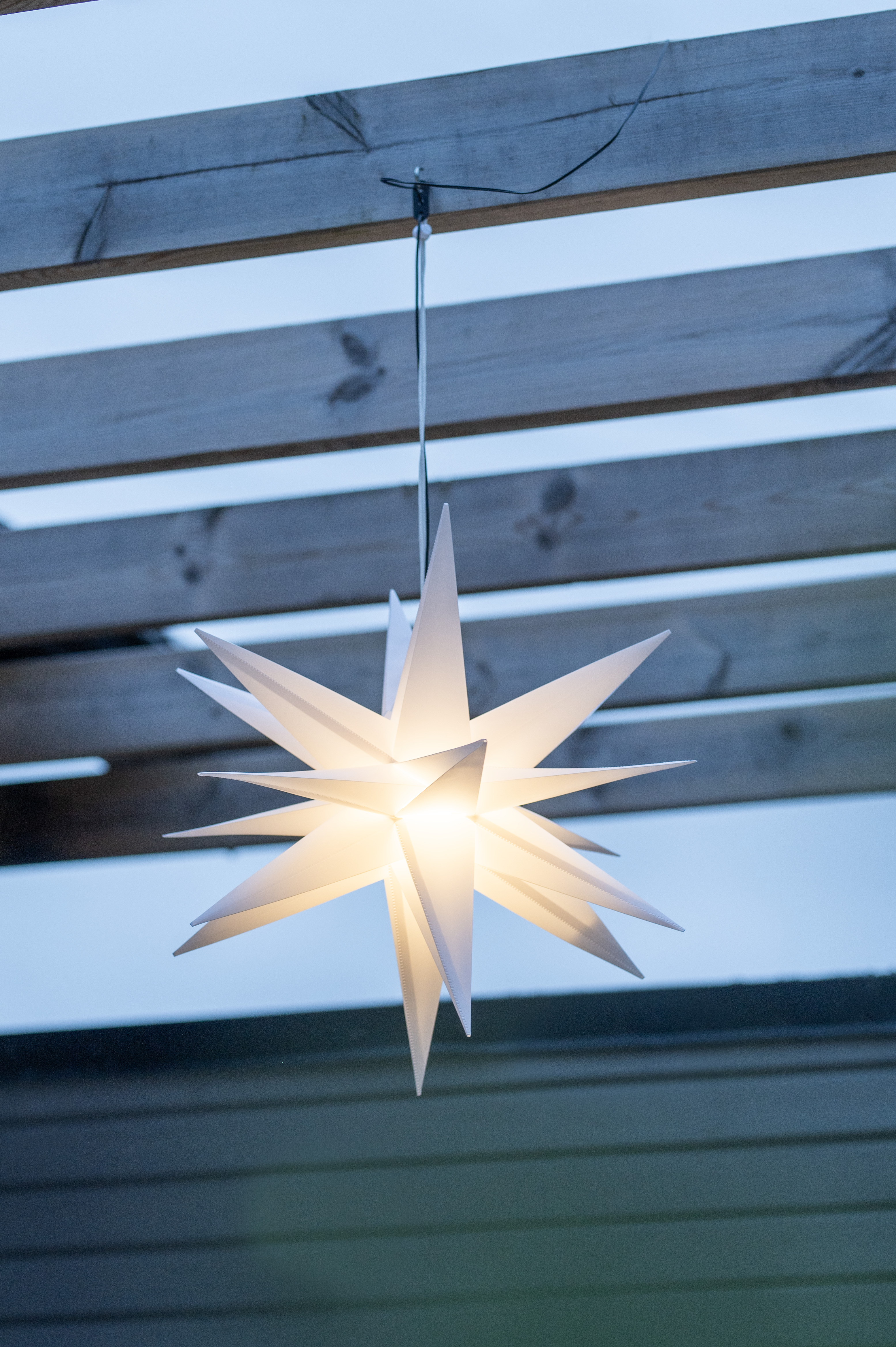 Advent Star - Alice - White - Indoor/Outdoor - 57x57 cm - 28