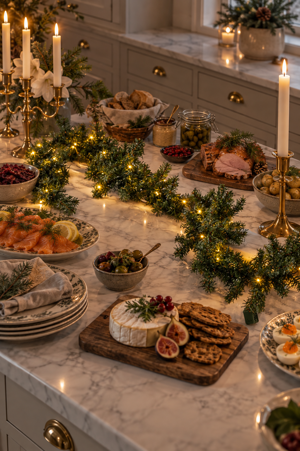 Garland Fir with lighting - LED - 2