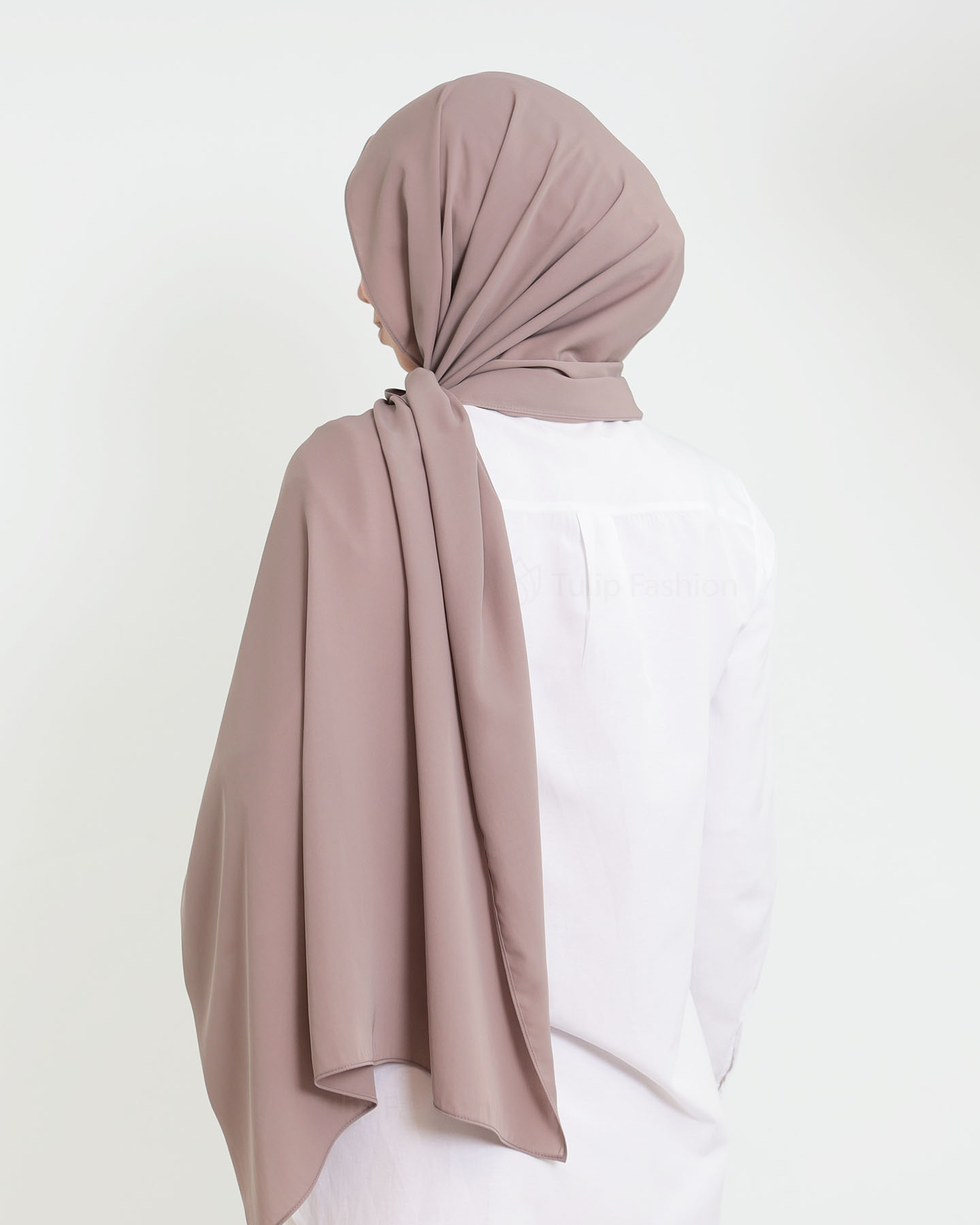 Hijab - Medina Luxury Chiffon - Taupe - 3