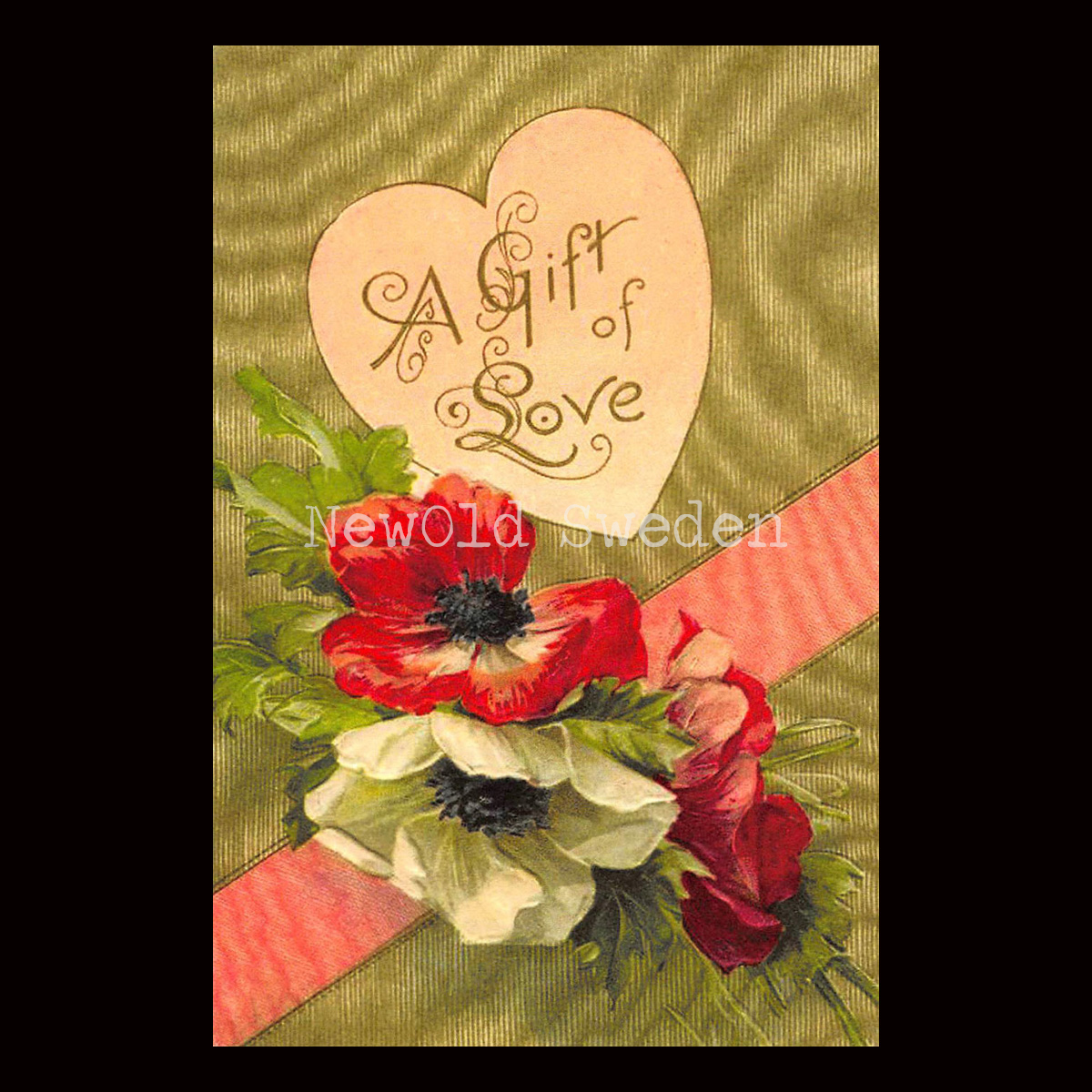 A Gift of Love. Vintage Vykort Nr: 35 - 10 x 15 cm - 426