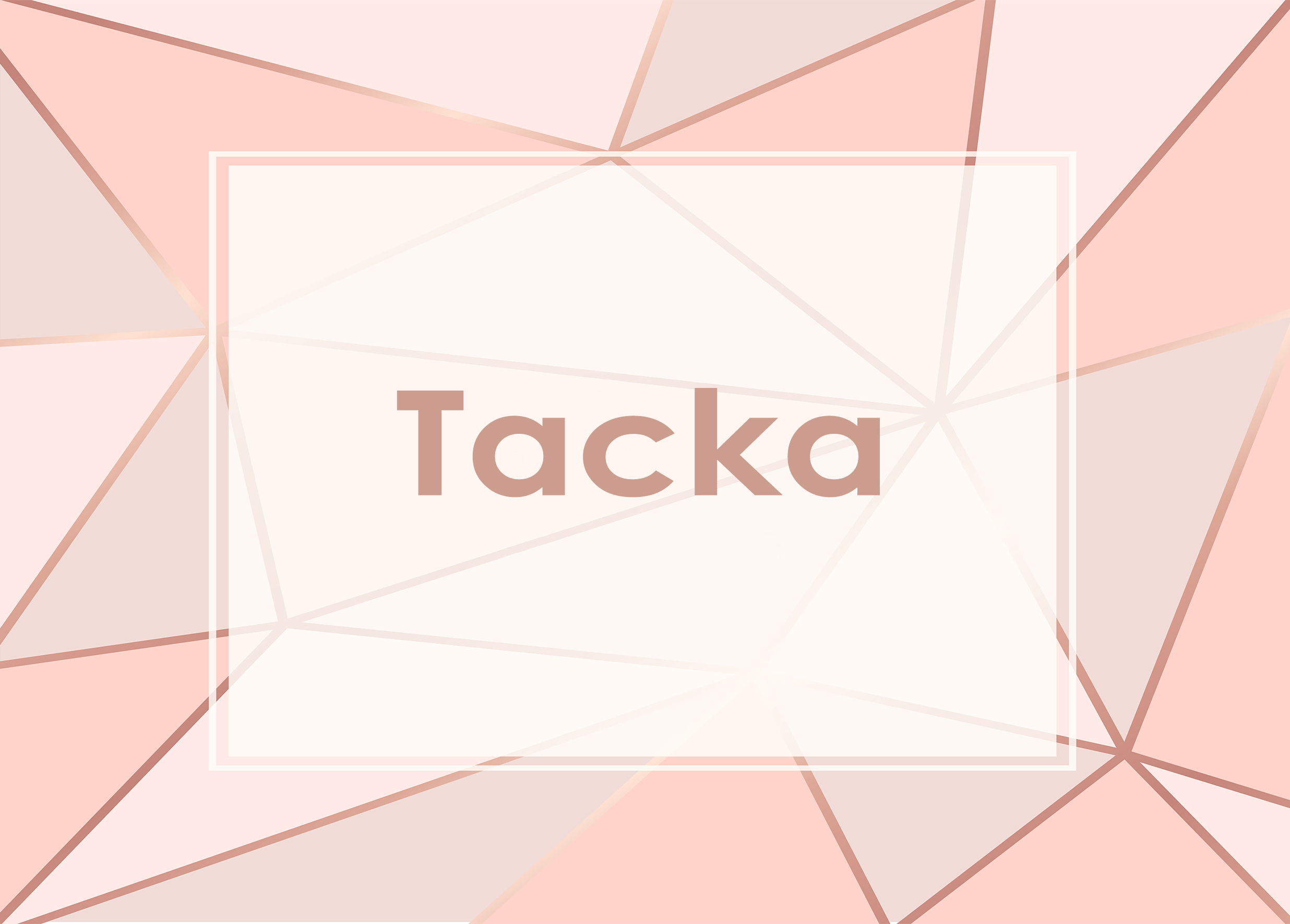 Hälsningskort TACKA