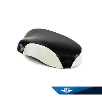 Saddle "Killer whale", high quality and very original - Black/White.