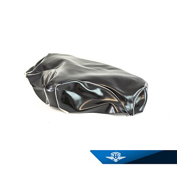 Saddle upholstery large killer whale black / black