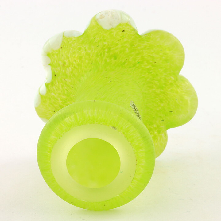 Monica Backström (1970s) Green Stylistic Flower 9 cm