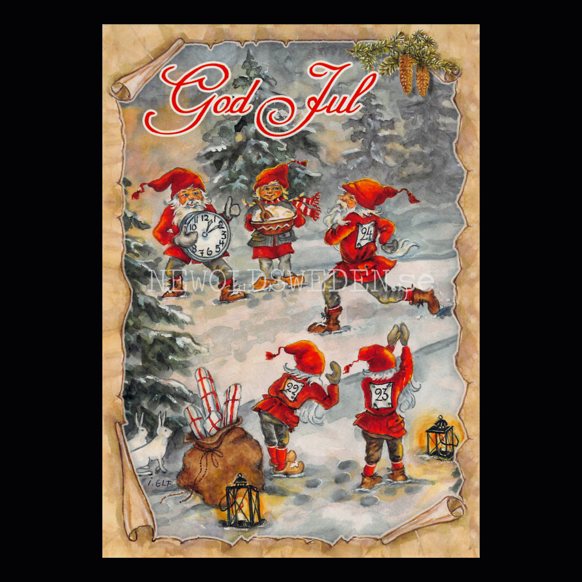 God Jul & Gott Nytt År - 1019