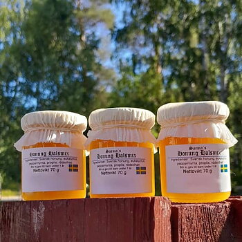 Halsmix – Svensk honung med propolis & eukalyptus (70g)