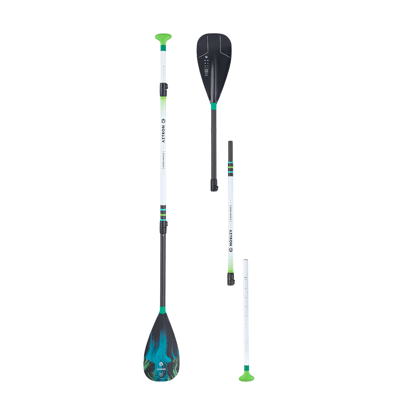 Aztron SUP paddel Speed 3 delad Hybrid Carbon - 2