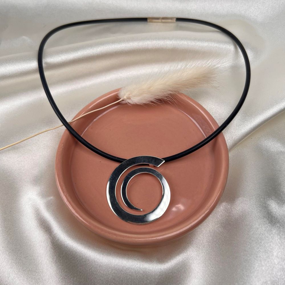 Kelim Vortex halsband silver