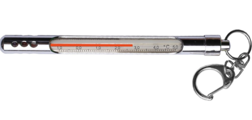 Termometer från Wiggler. -10C to +50C. Rostfritt stål