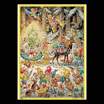 Adventskalender Retro Nostalgi Änglar & Barn 1957 - Elisabeth Buzek