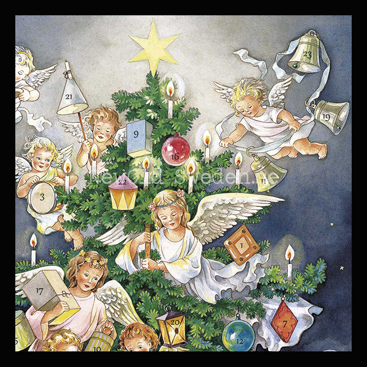 Adventskalender Änglagran 1955 Retro Nostalgi - 2