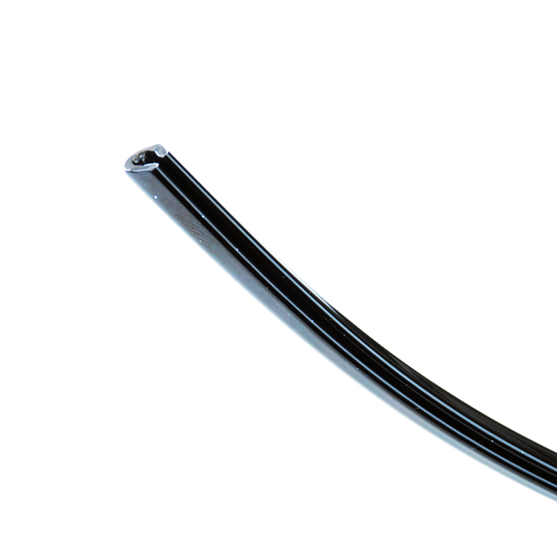 List 7 mm 2,4 meter. Svart  - 2