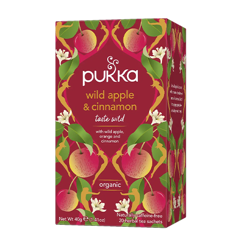 Pukka Wild Apple & Cinnamon Te EKO - 20 tepåsar