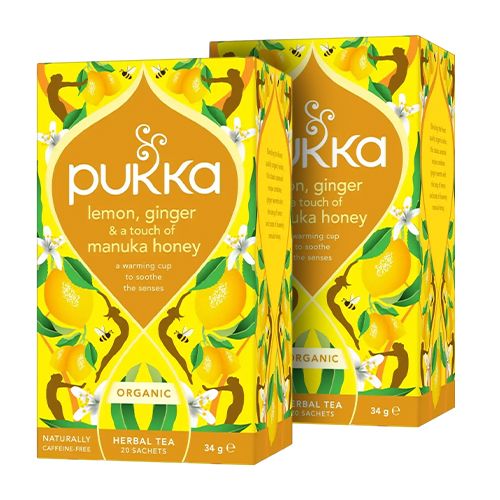Pukka Lemon, Ginger & Manuka Te EKO - 20 tepåsar - 2