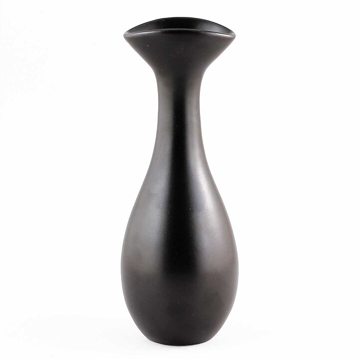 ヴァイキング・ヨーランソン スタイリッシュな真っ黒の花瓶 Vase 1953年 18cm