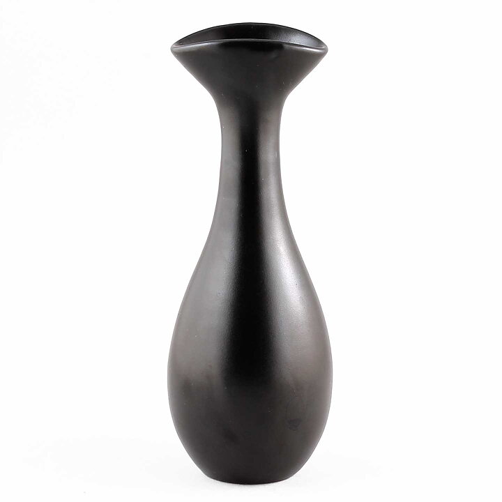 ヴァイキング・ヨーランソン スタイリッシュな真っ黒の花瓶 Vase 1953年 18cm